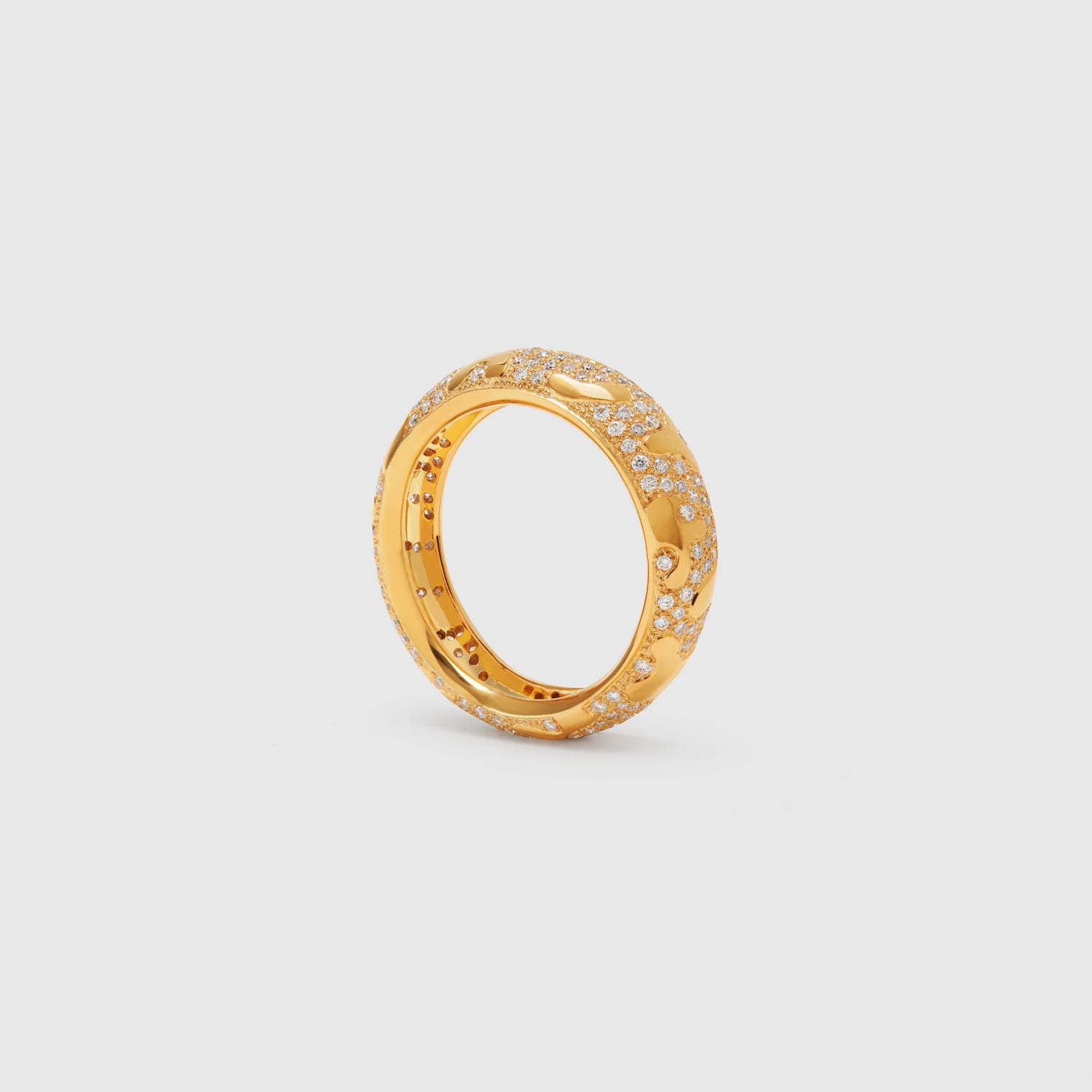 Debossed I Ring