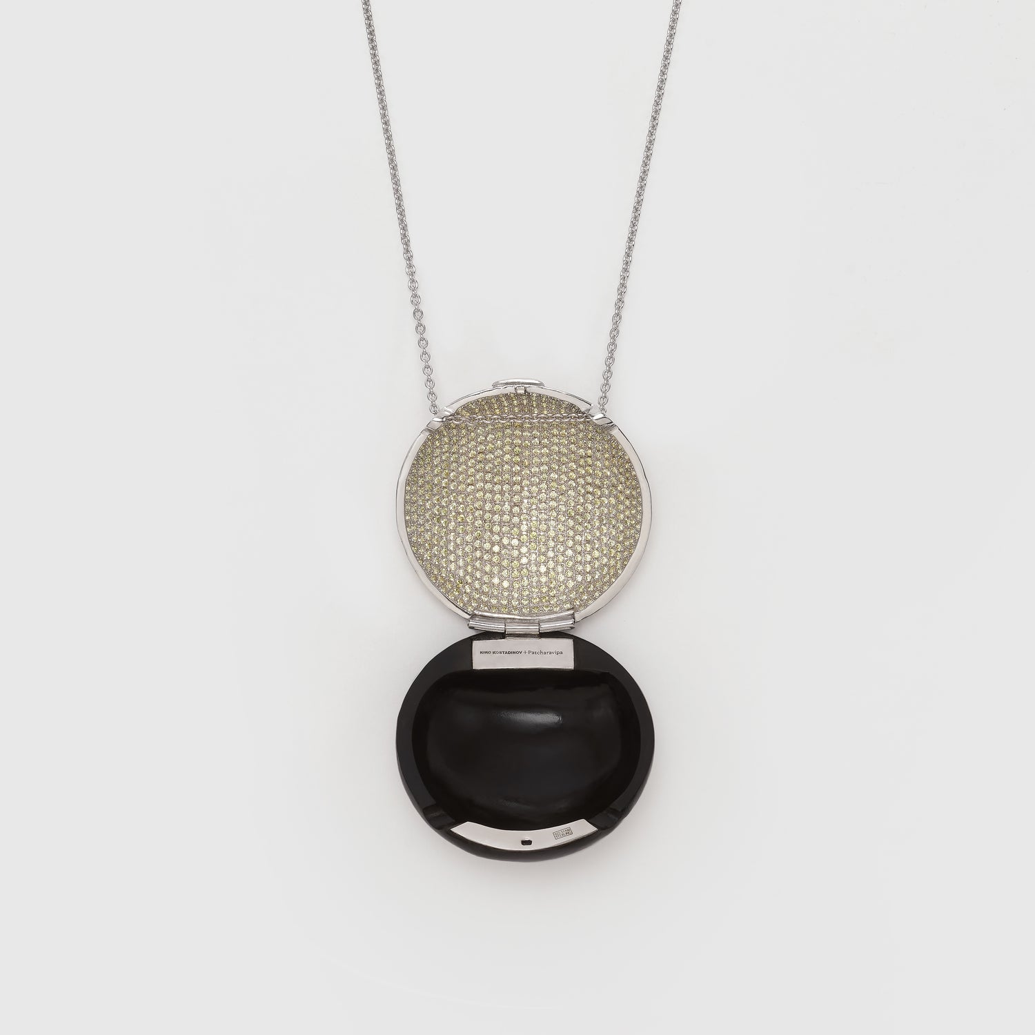 The Birth Black Pavé Necklace