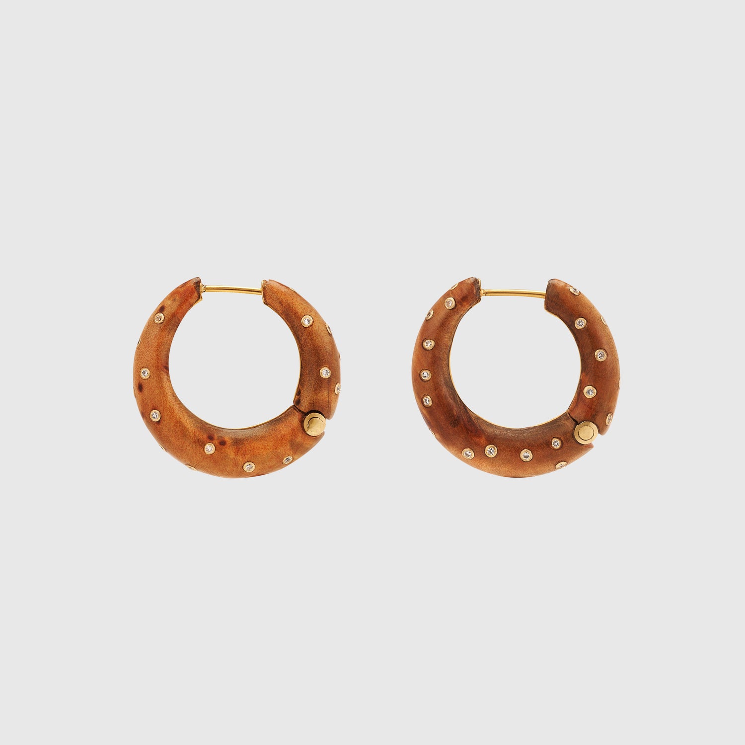 Thuya Diamond Dots Hoops