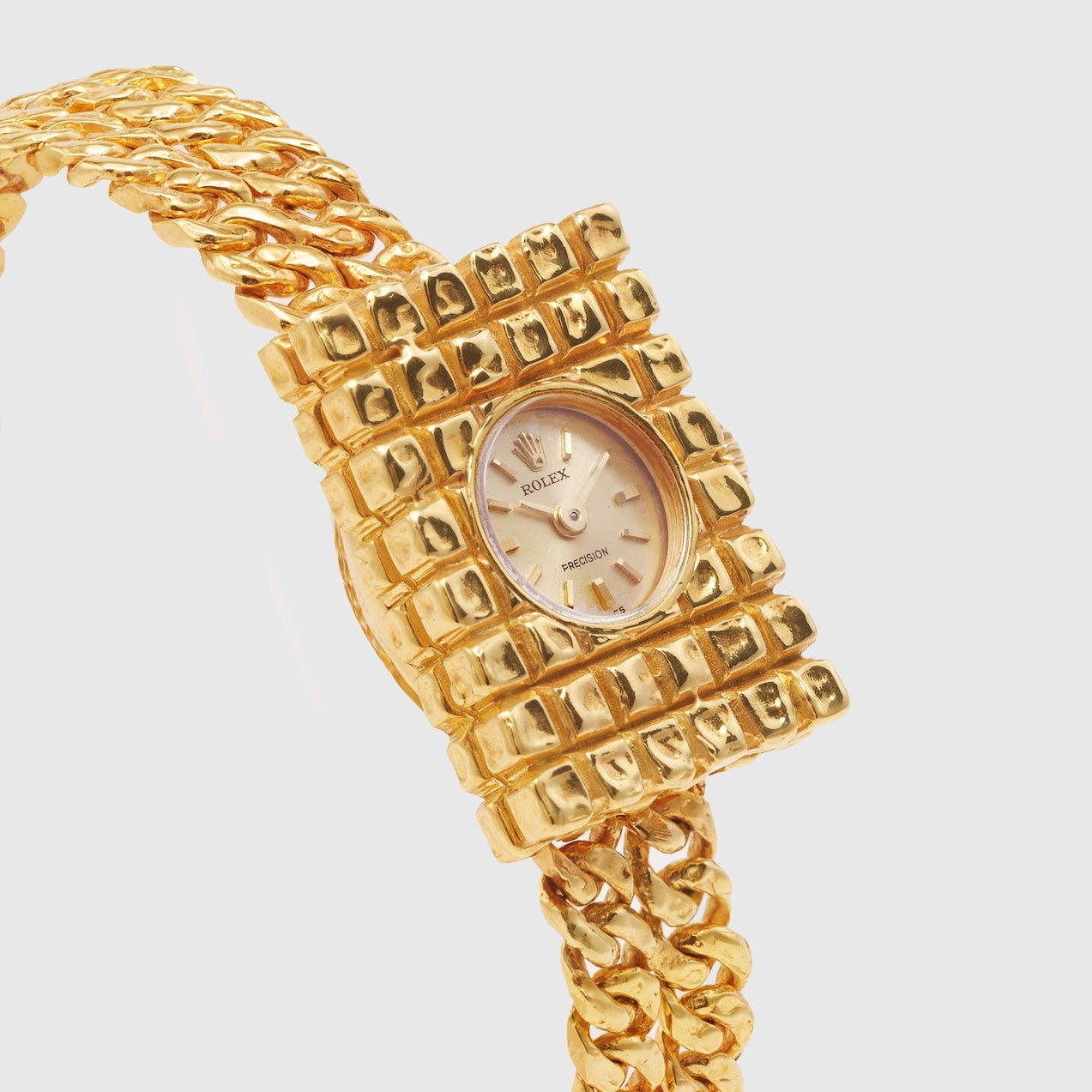 Customised Vintage Rolex Ladies Precision Chameleon Watch - Choco Bar 44