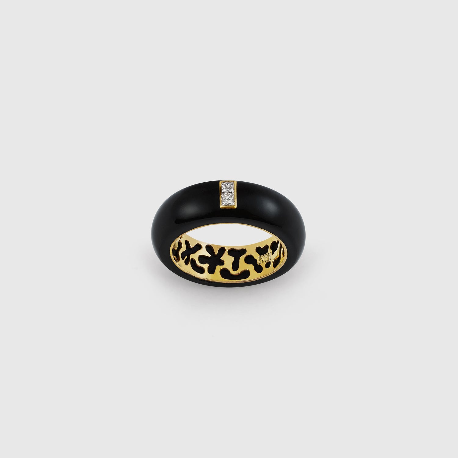 Black Wood Princess Ring