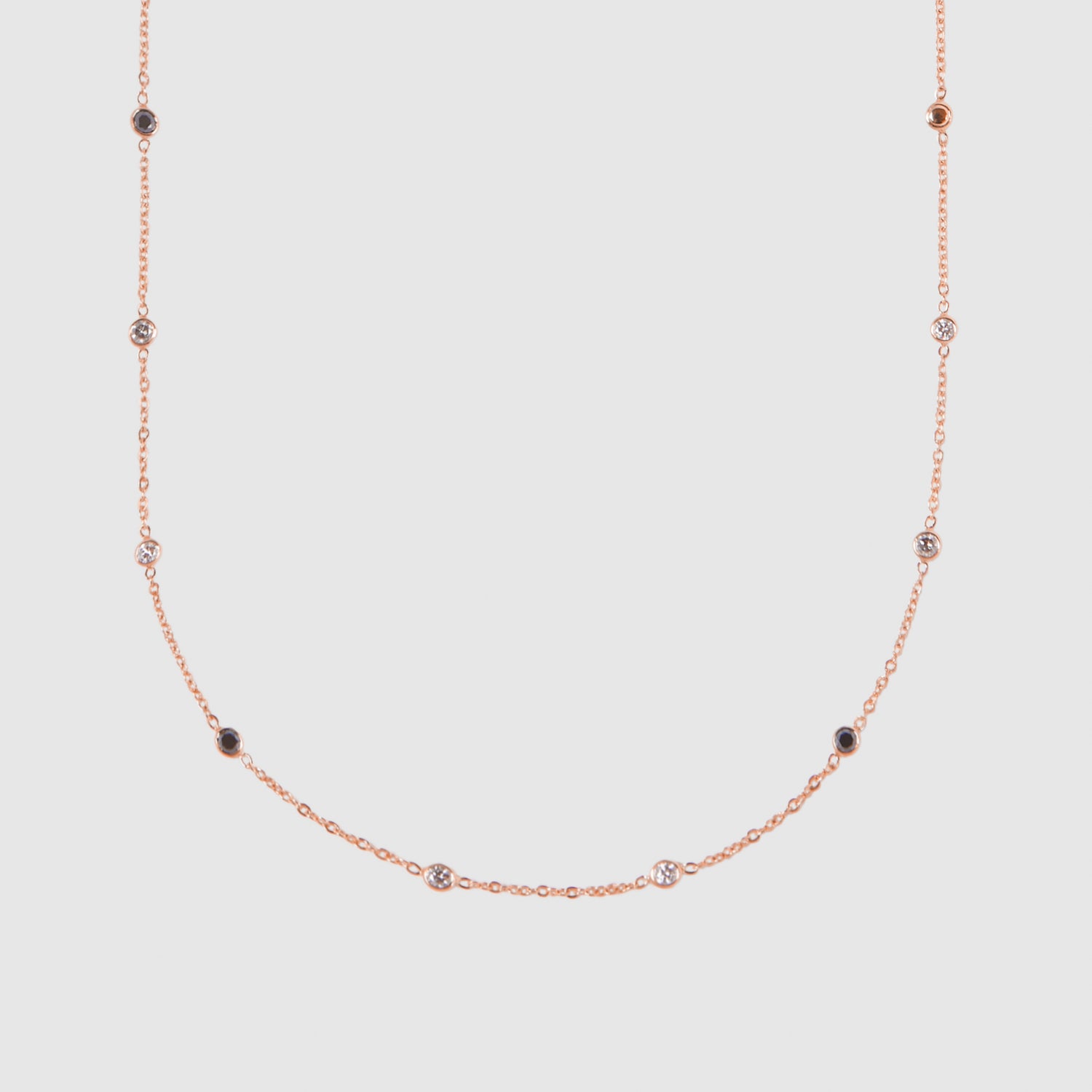 Salt & Pepper Chain Necklace