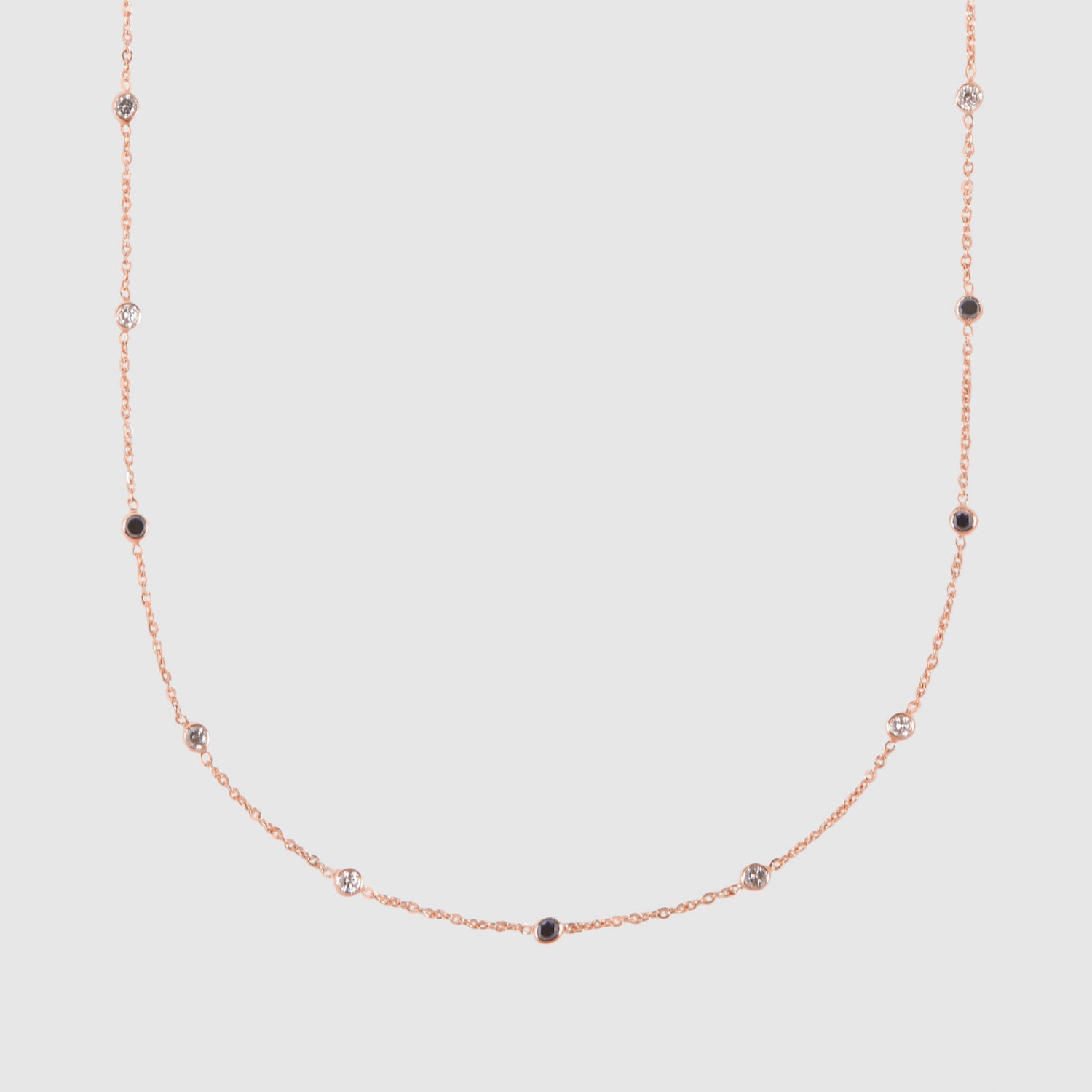 Salt & Pepper Chain Necklace