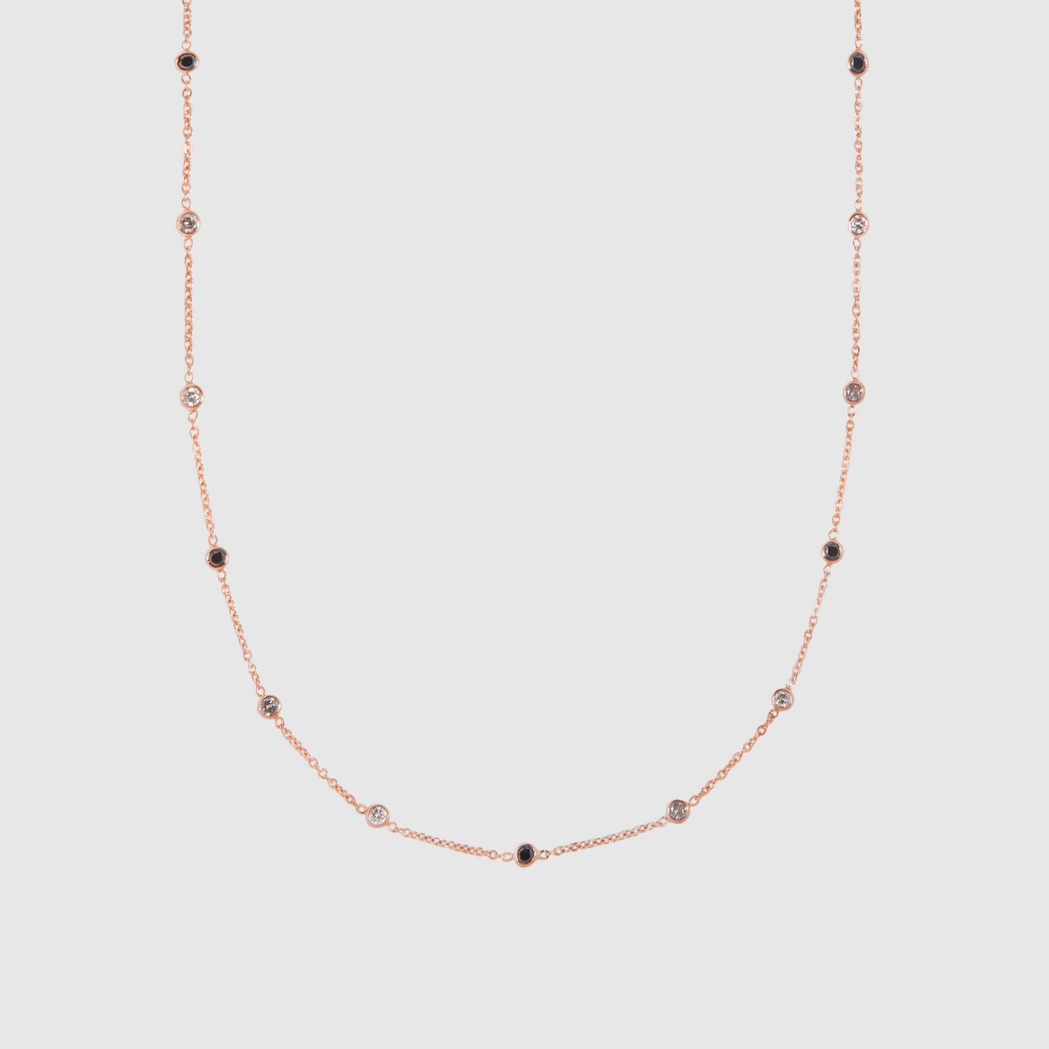 Salt & Pepper Chain Necklace