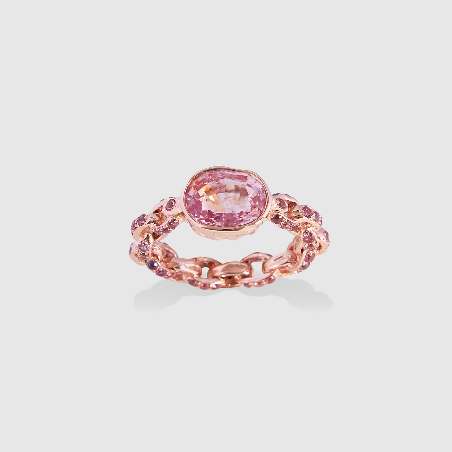 Rose Chain Ring