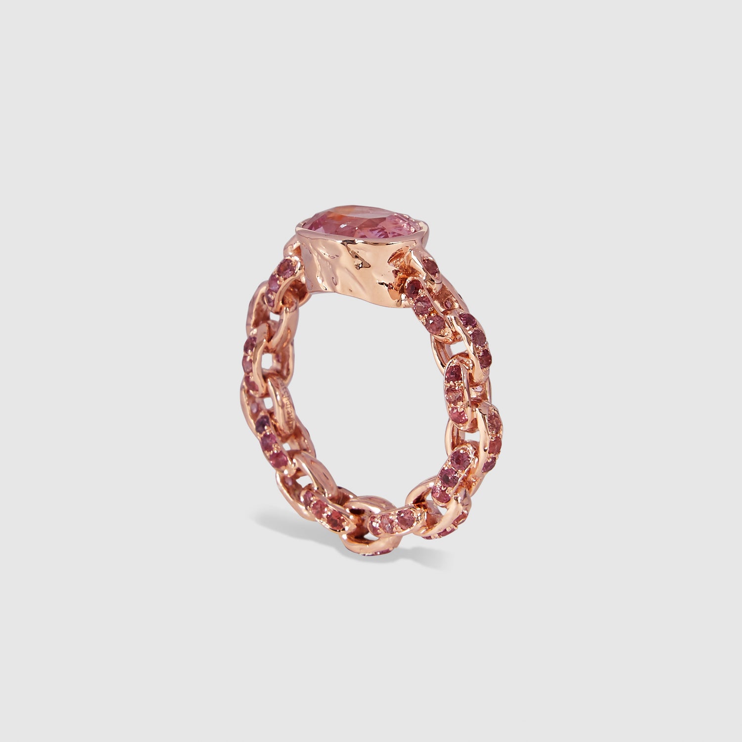 Rose Chain Ring