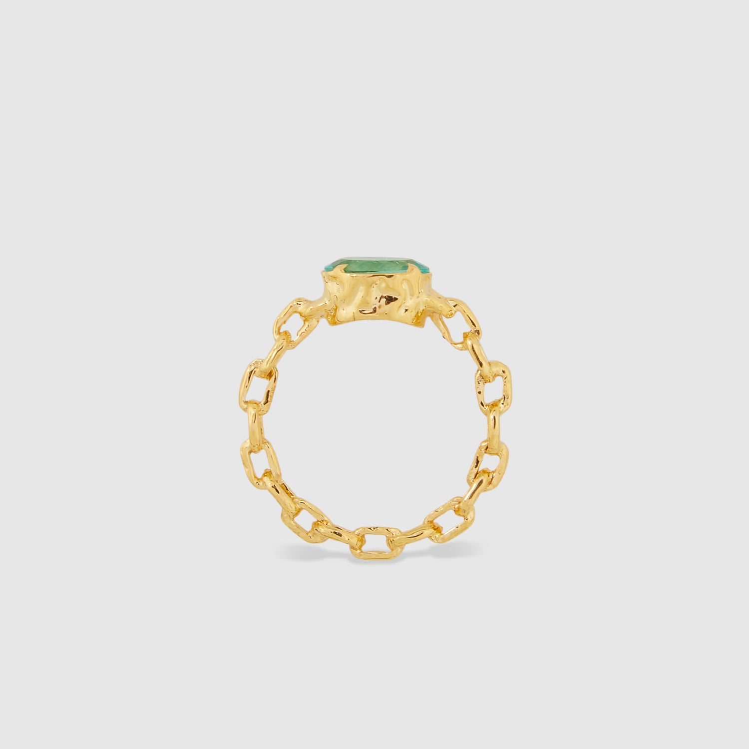 Mint Chain Ring