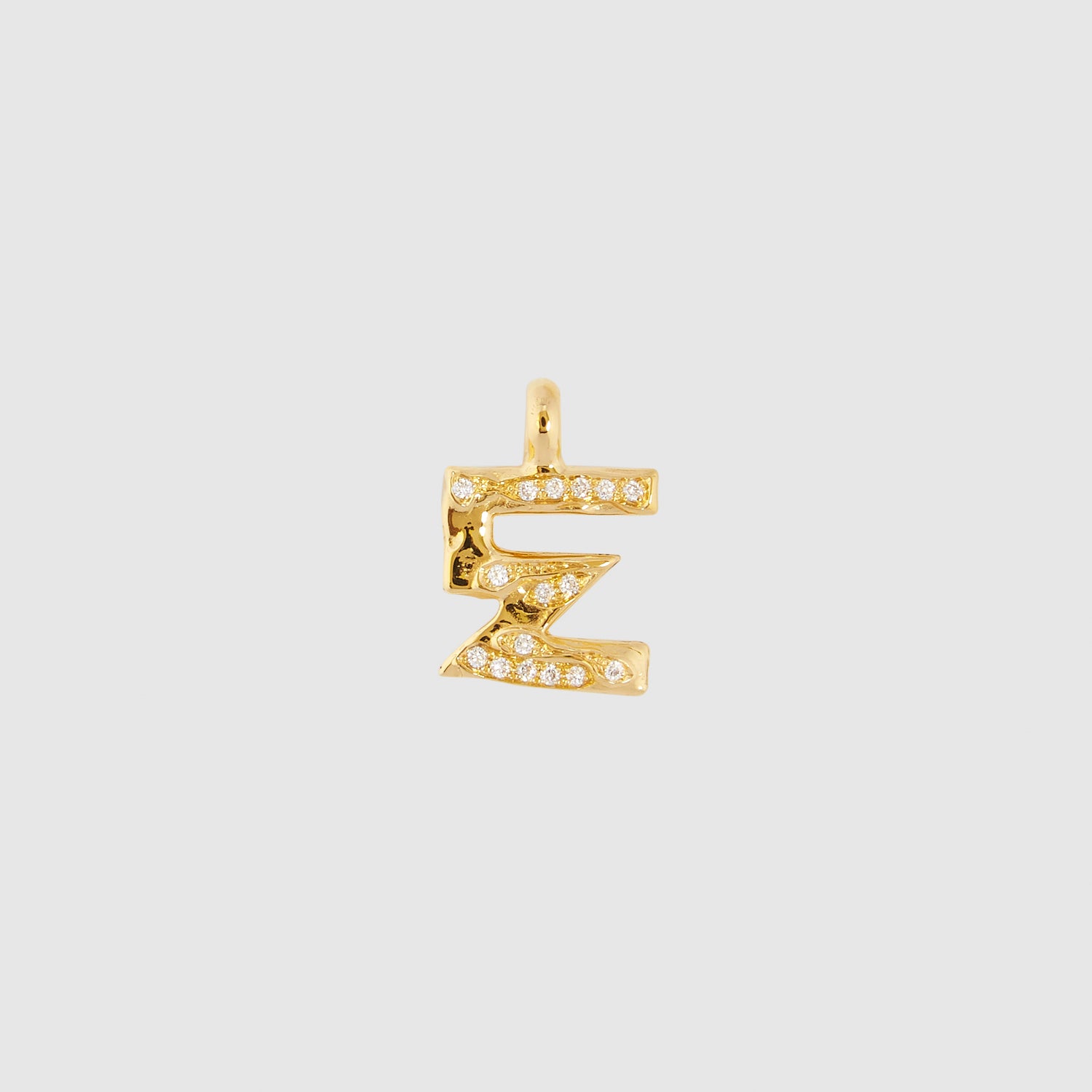 Diamond E Necklace