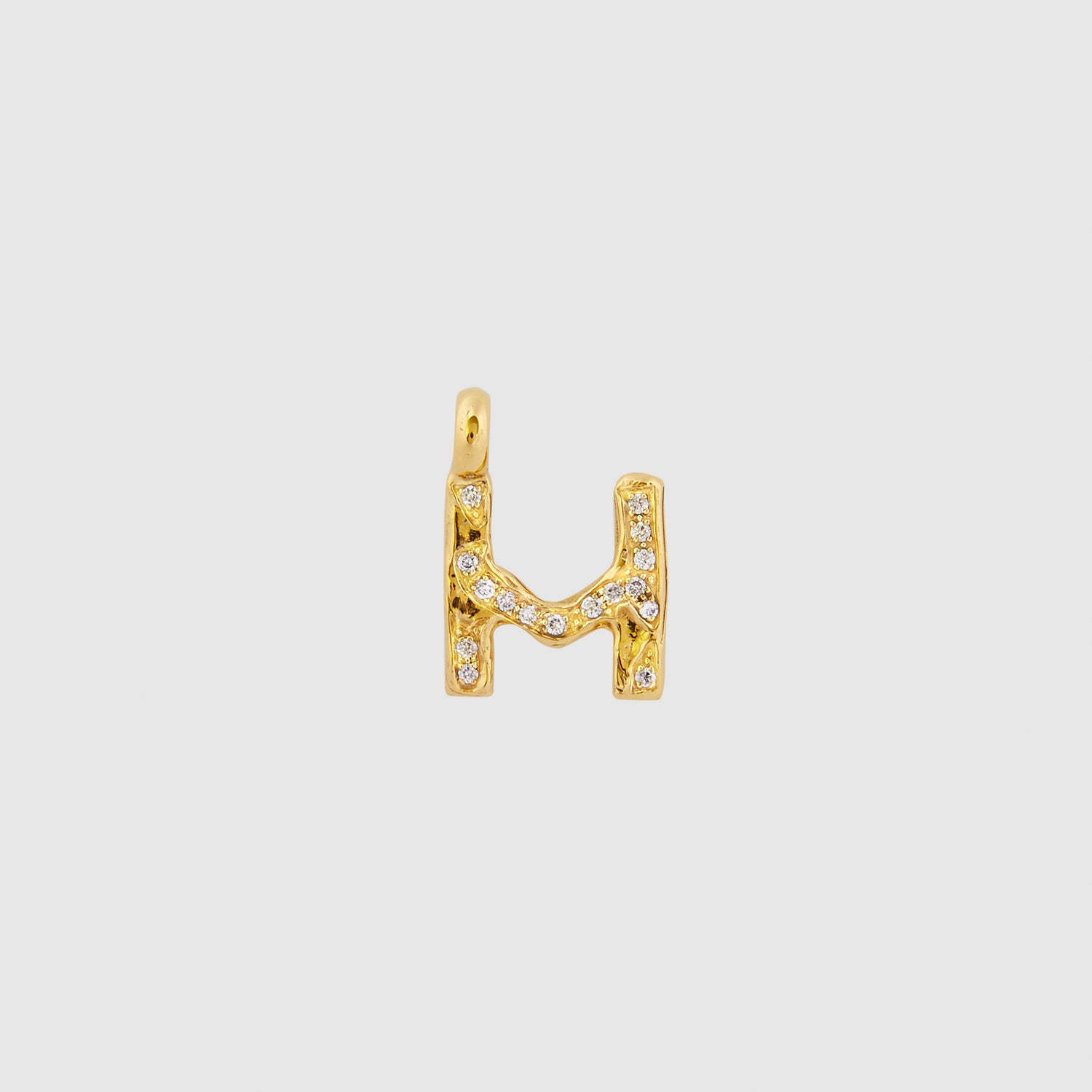 Diamond H Necklace