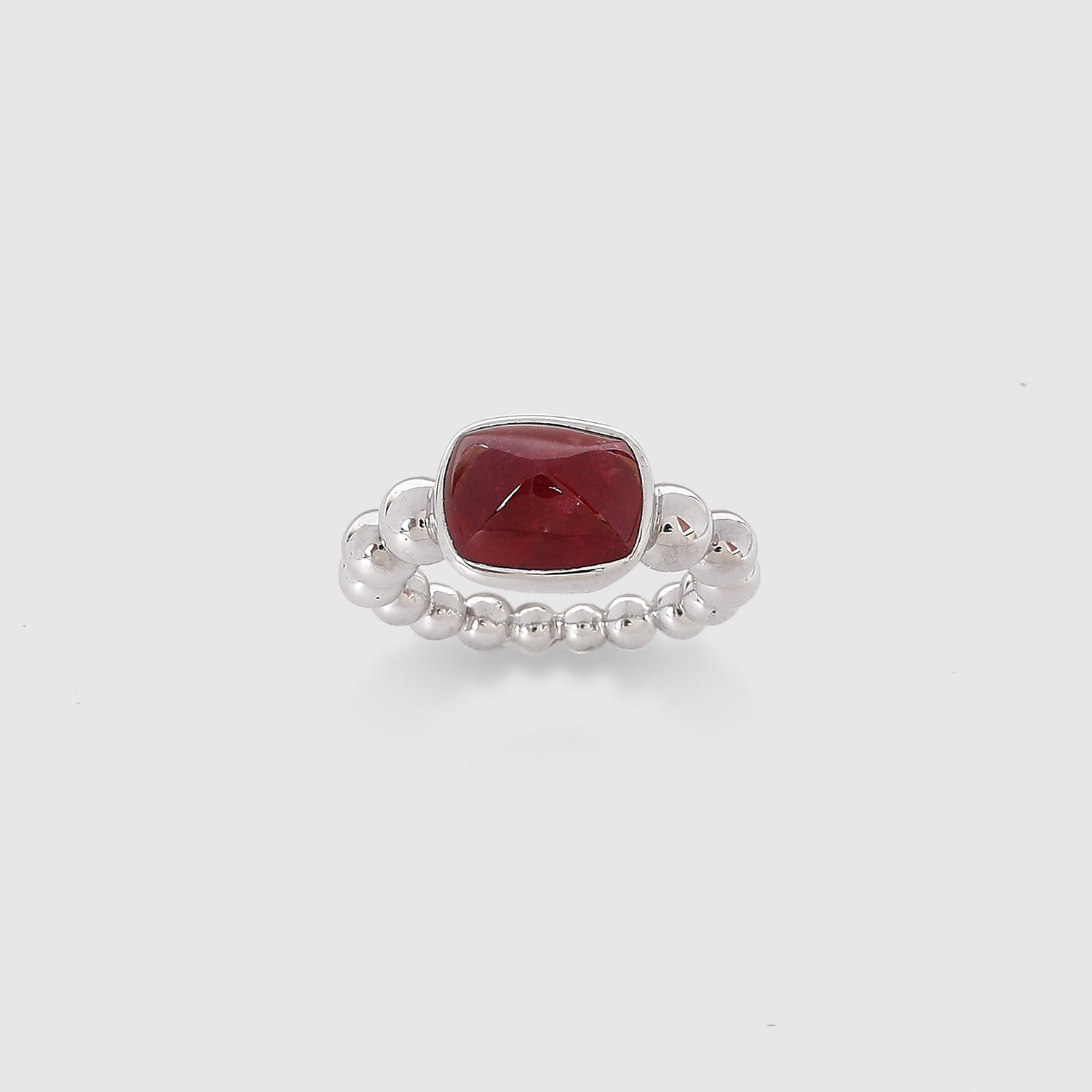 Ruby Beads Ring