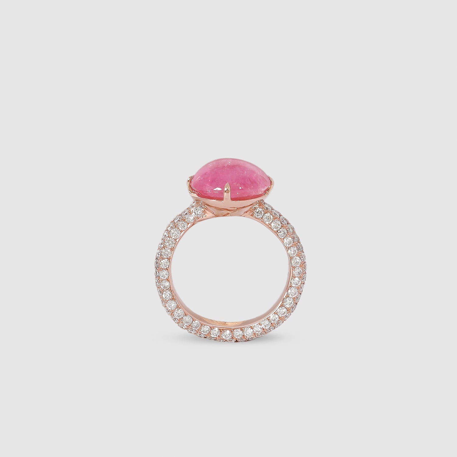 Burmese Pink Ring