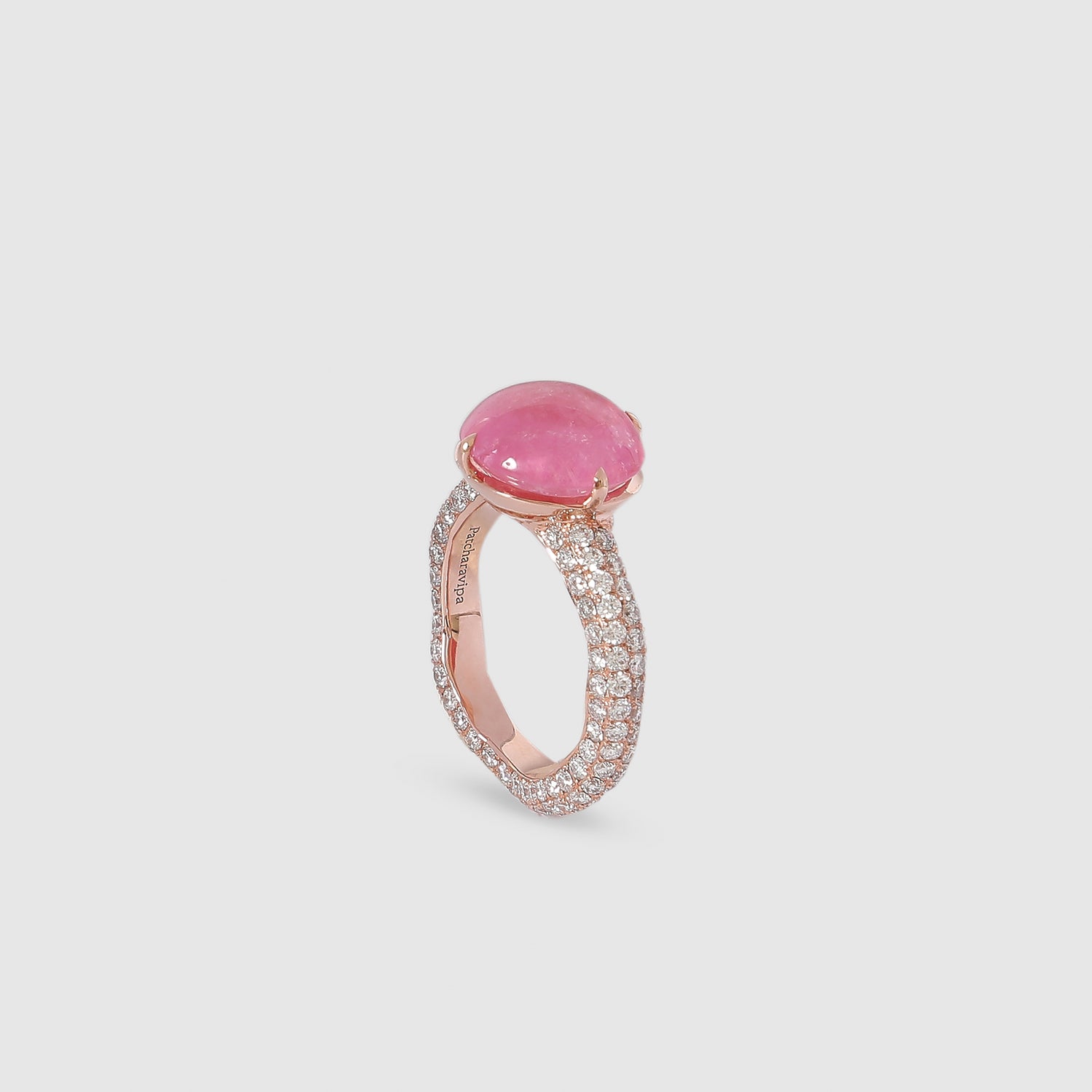 Burmese Pink Ring