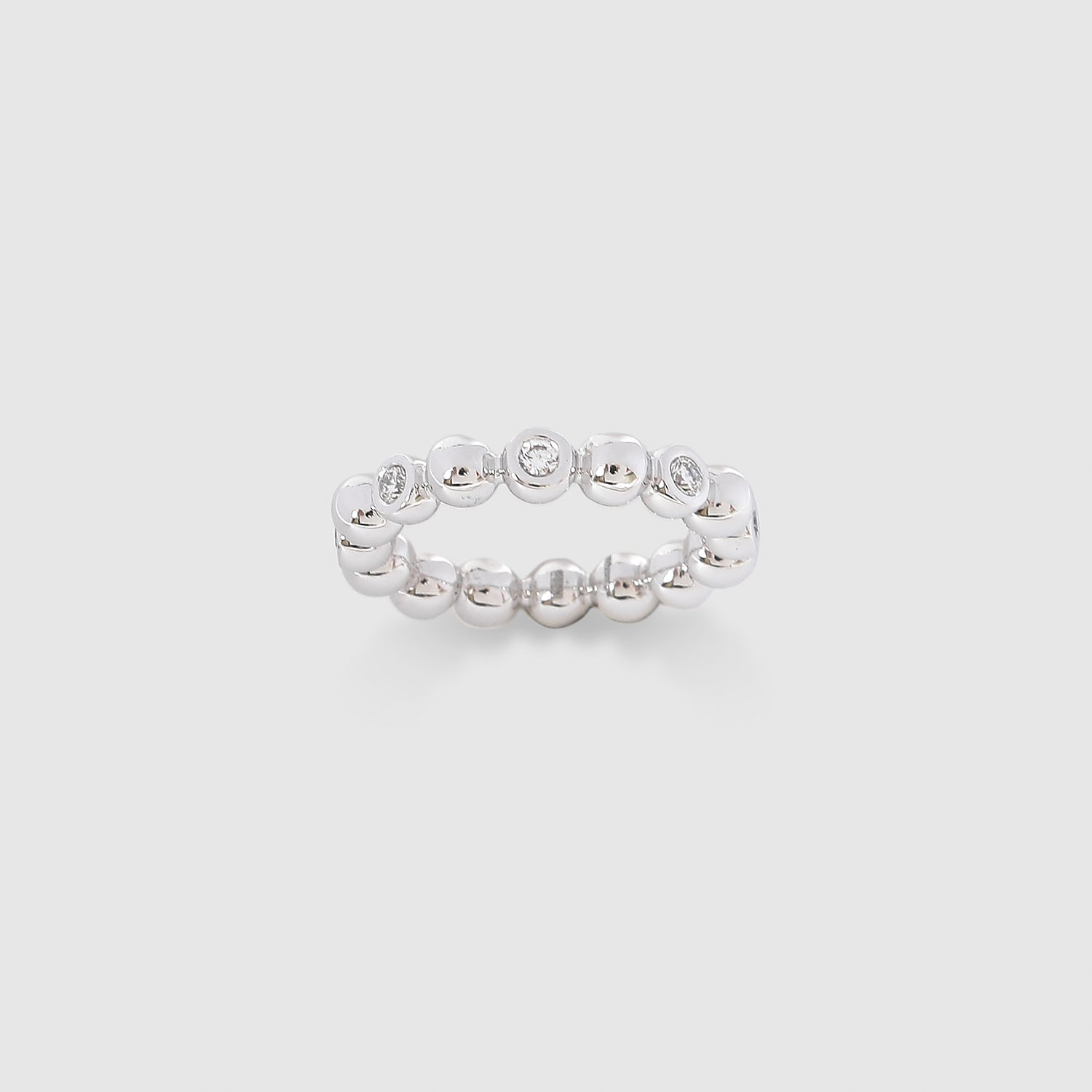 Diamond Eternity Beads Ring
