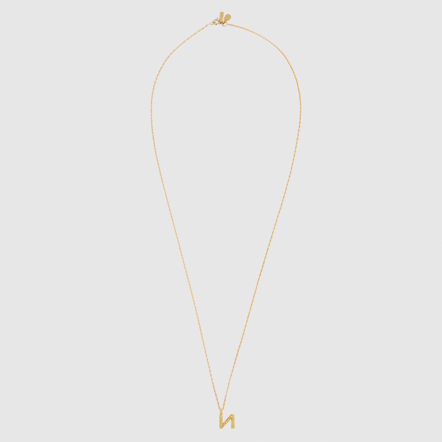 Diamond N Necklace