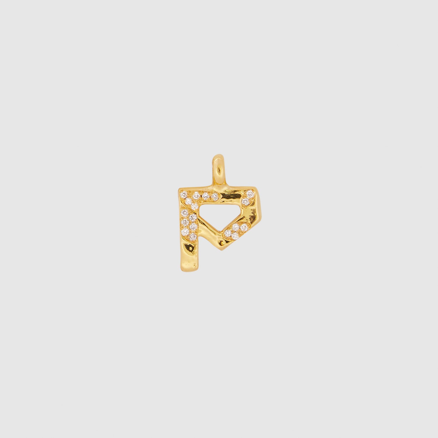 Diamond P Necklace