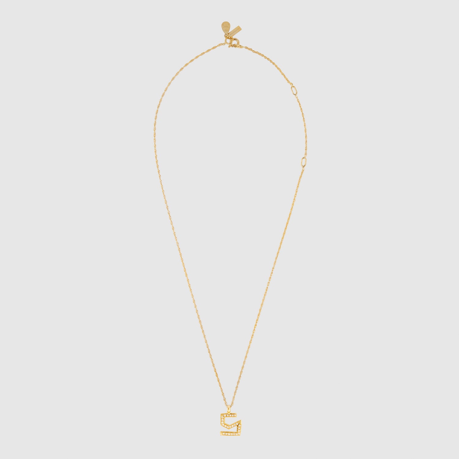 Diamond S Necklace