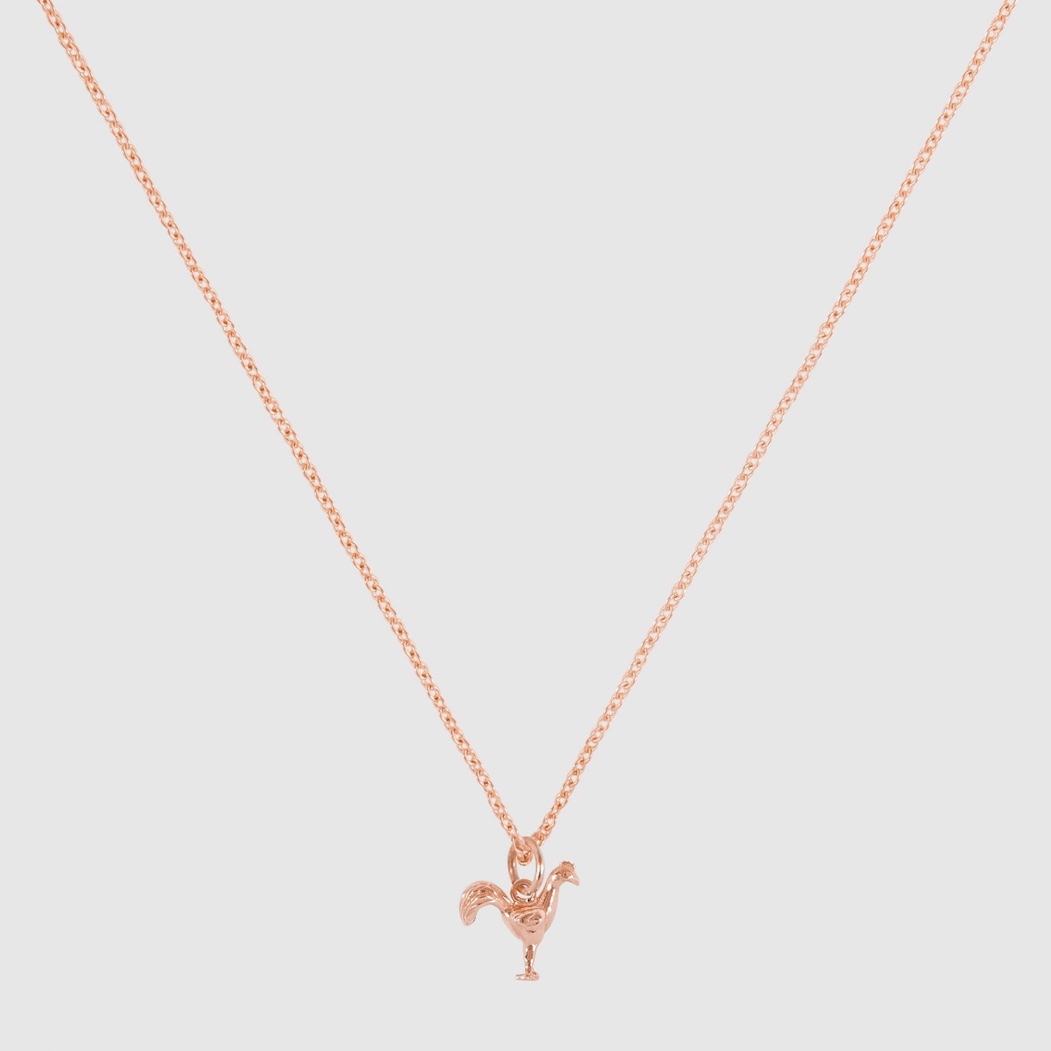 Tiny Rooster Necklace