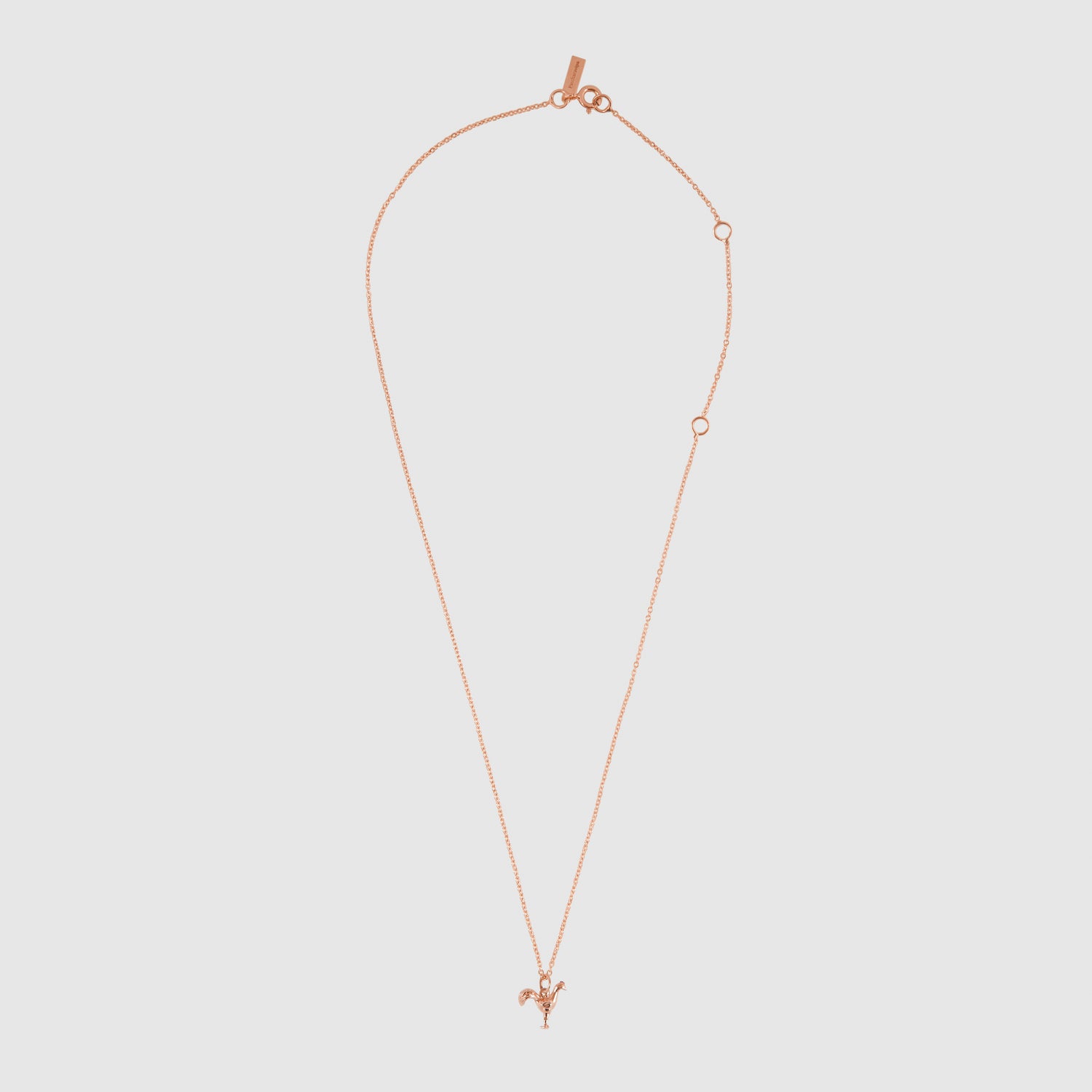 Tiny Rooster Necklace
