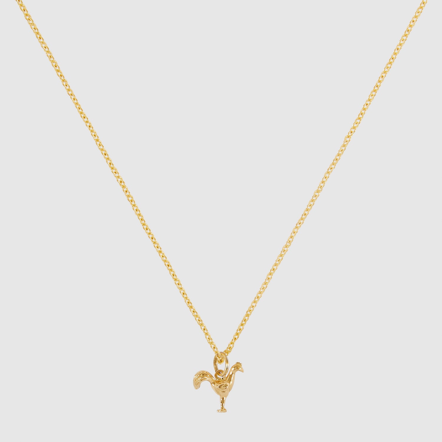 Tiny Rooster Necklace
