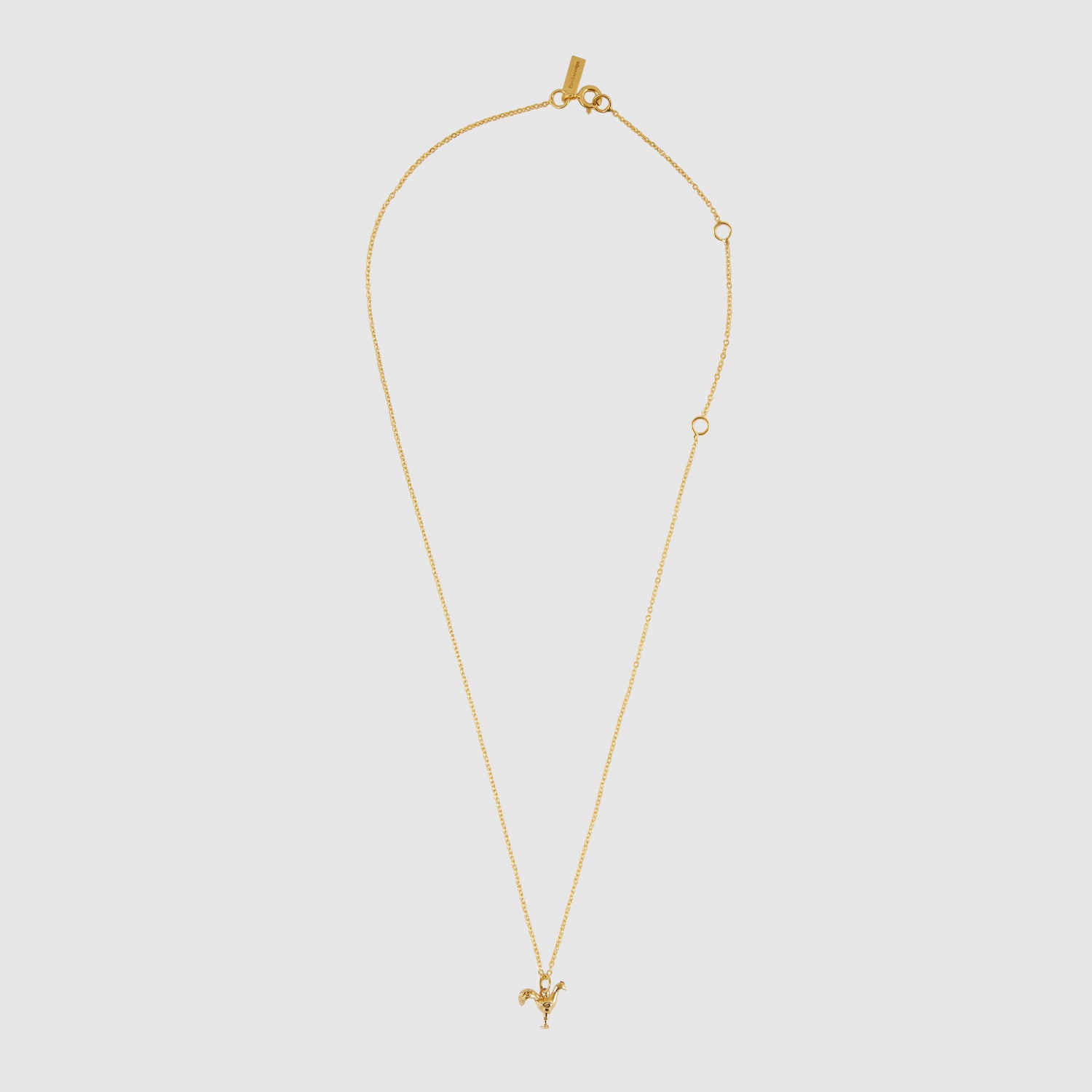 Tiny Rooster Necklace