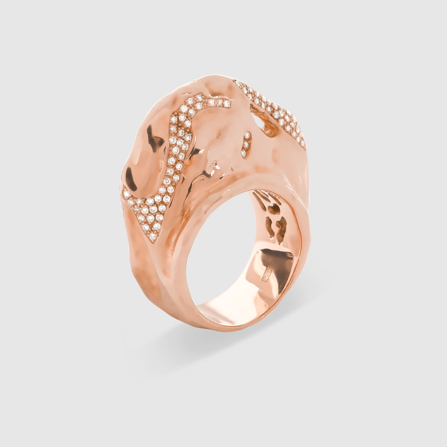 Diamond Boldi Tushroom Ring