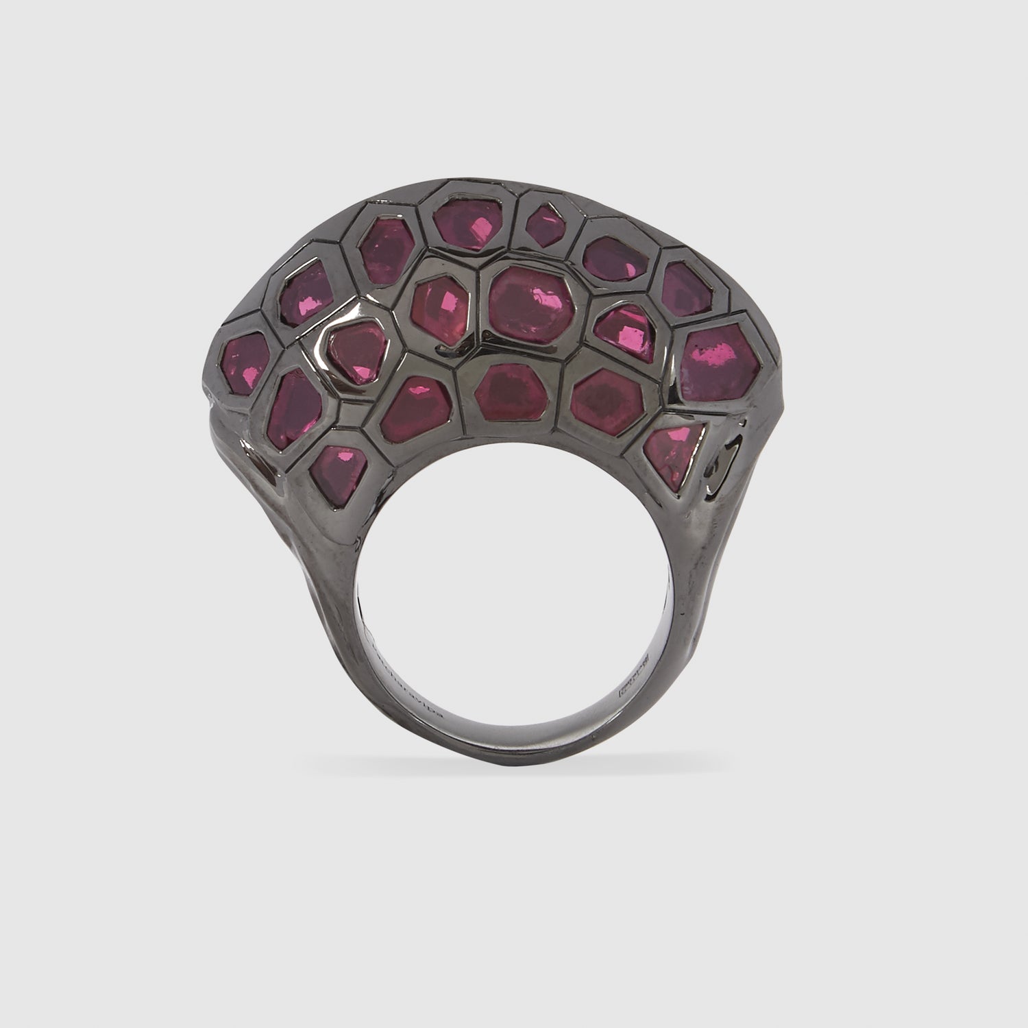 Spinel Polki Lip Ring