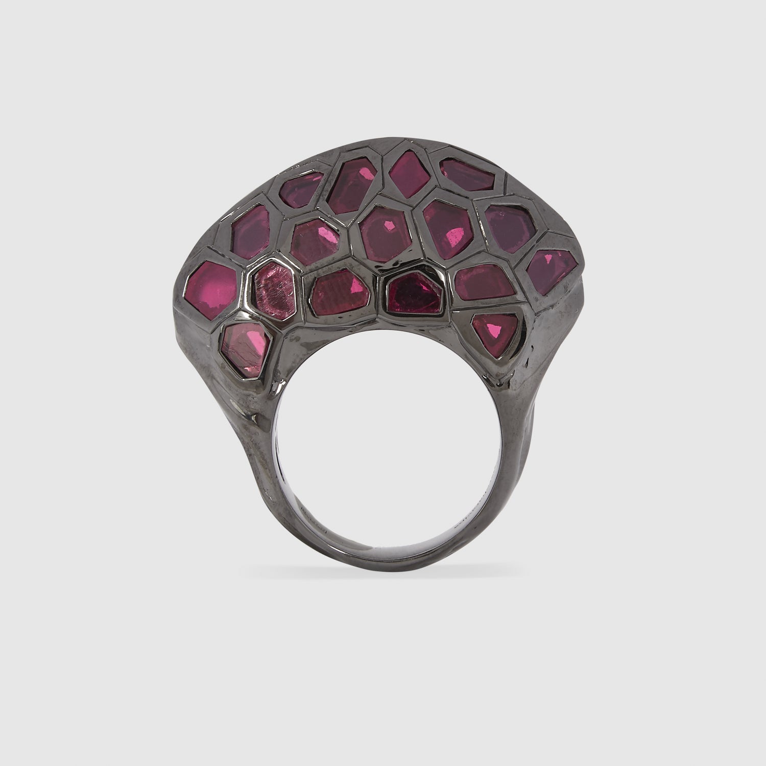 Spinel Polki Lip Ring