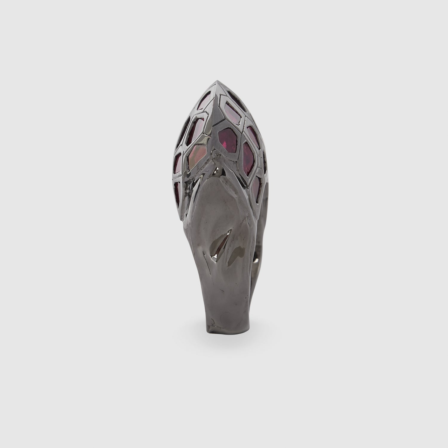 Spinel Polki Lip Ring