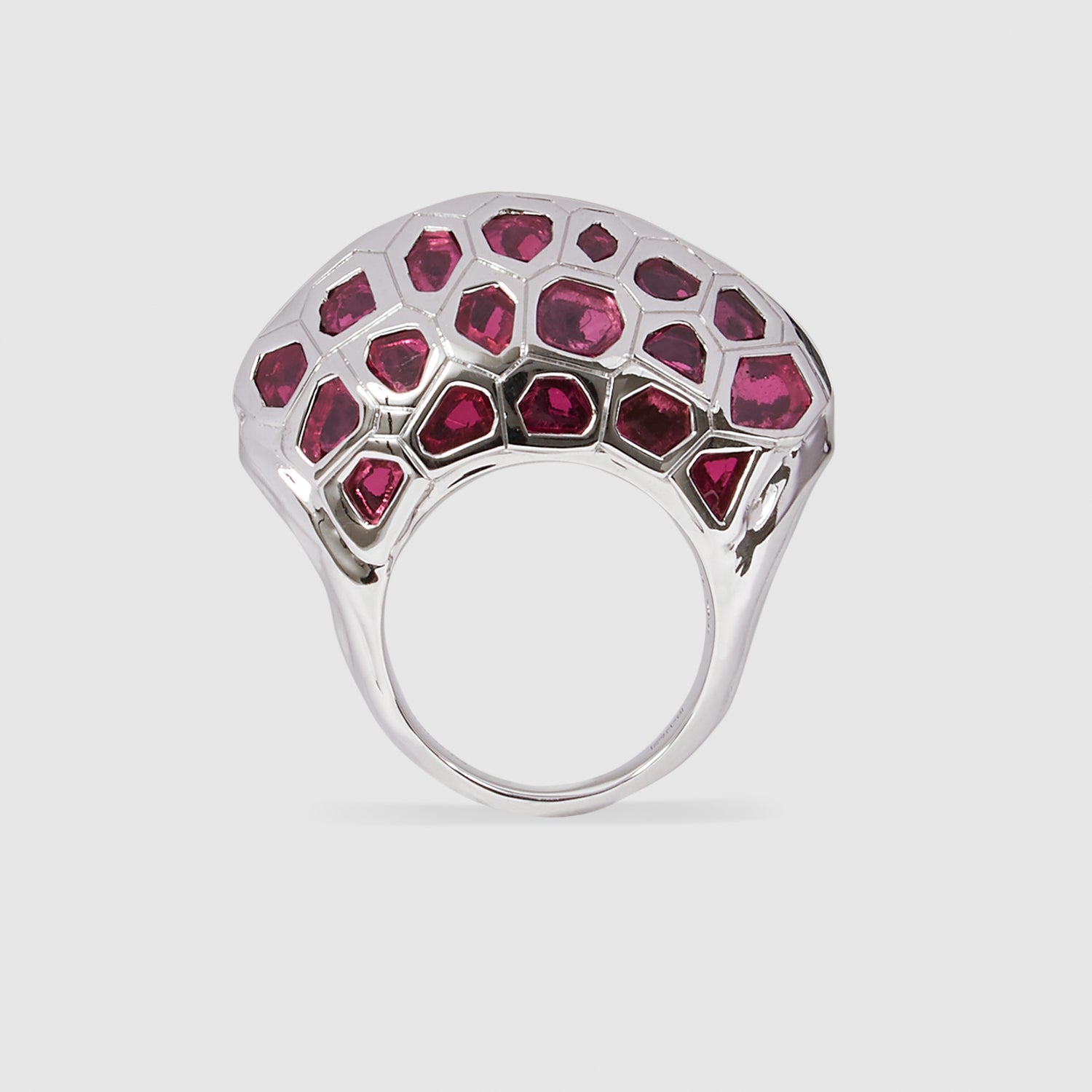 Spinel Polki Lip Ring