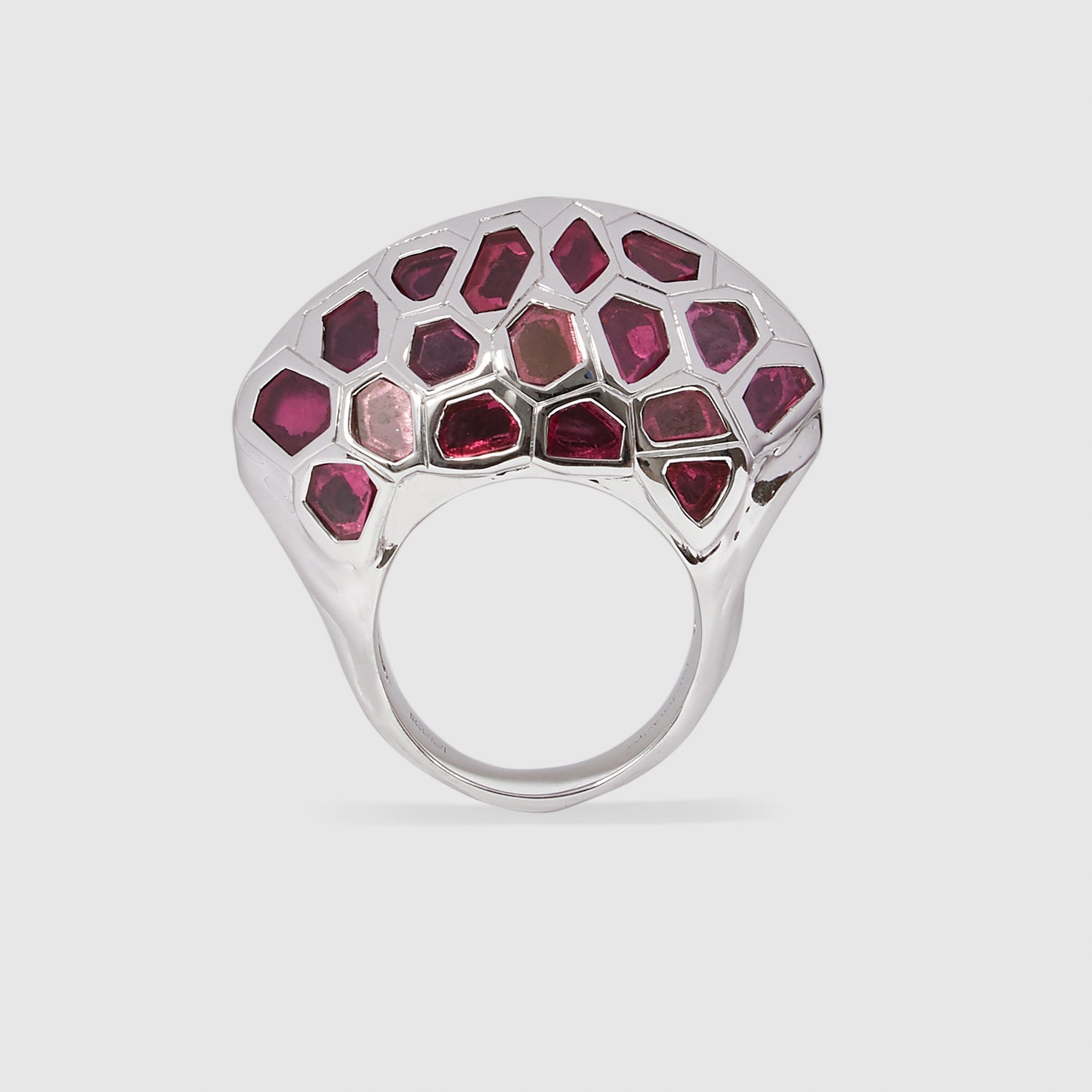 Spinel Polki Lip Ring