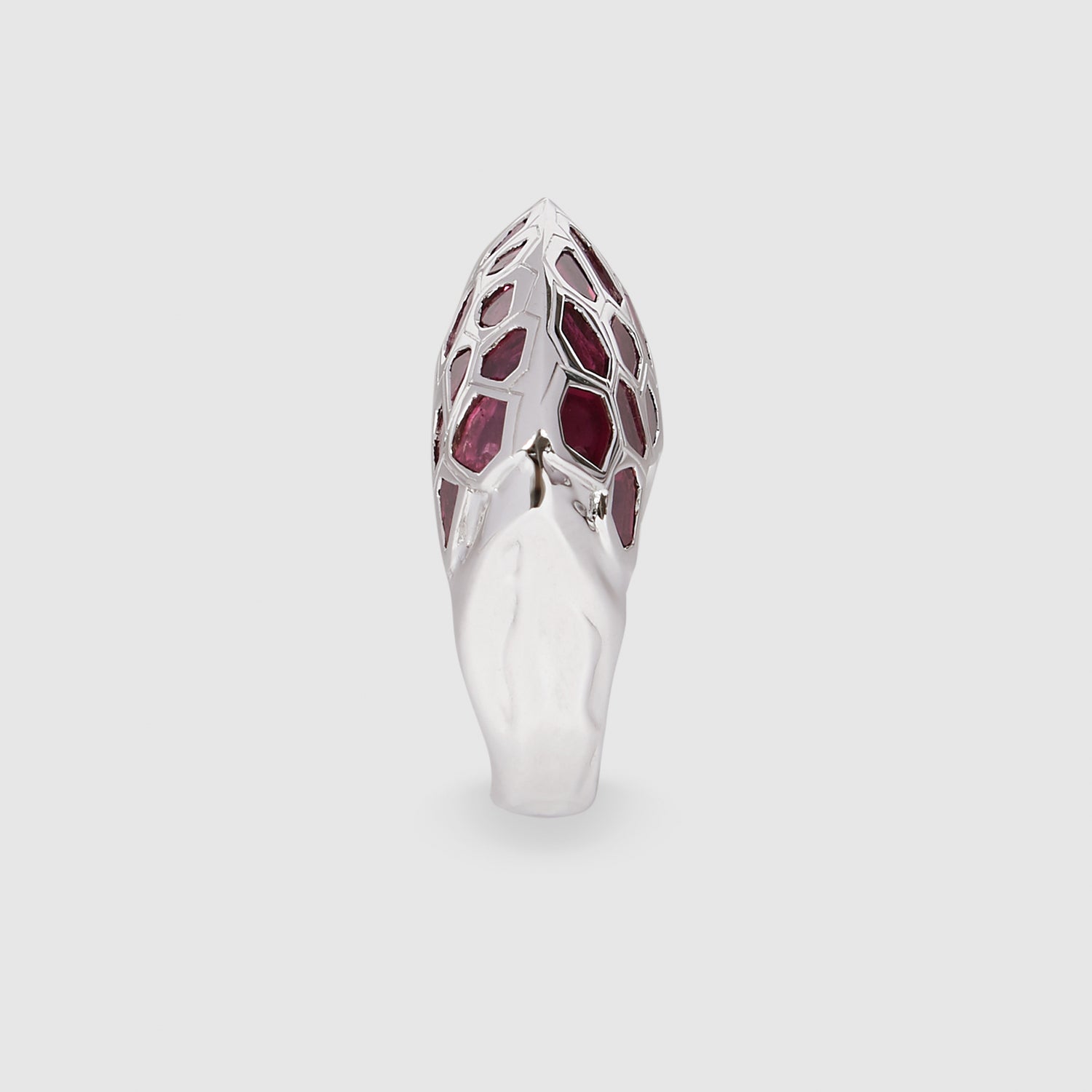 Spinel Polki Lip Ring