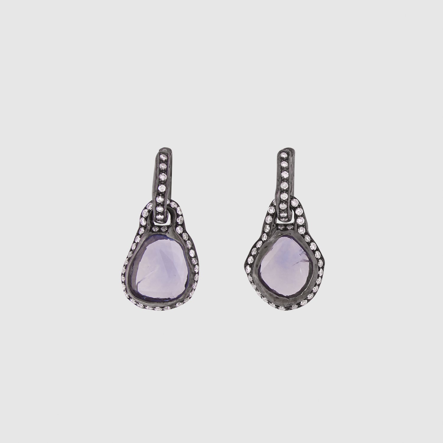 Diamond Polki Petal Earrings