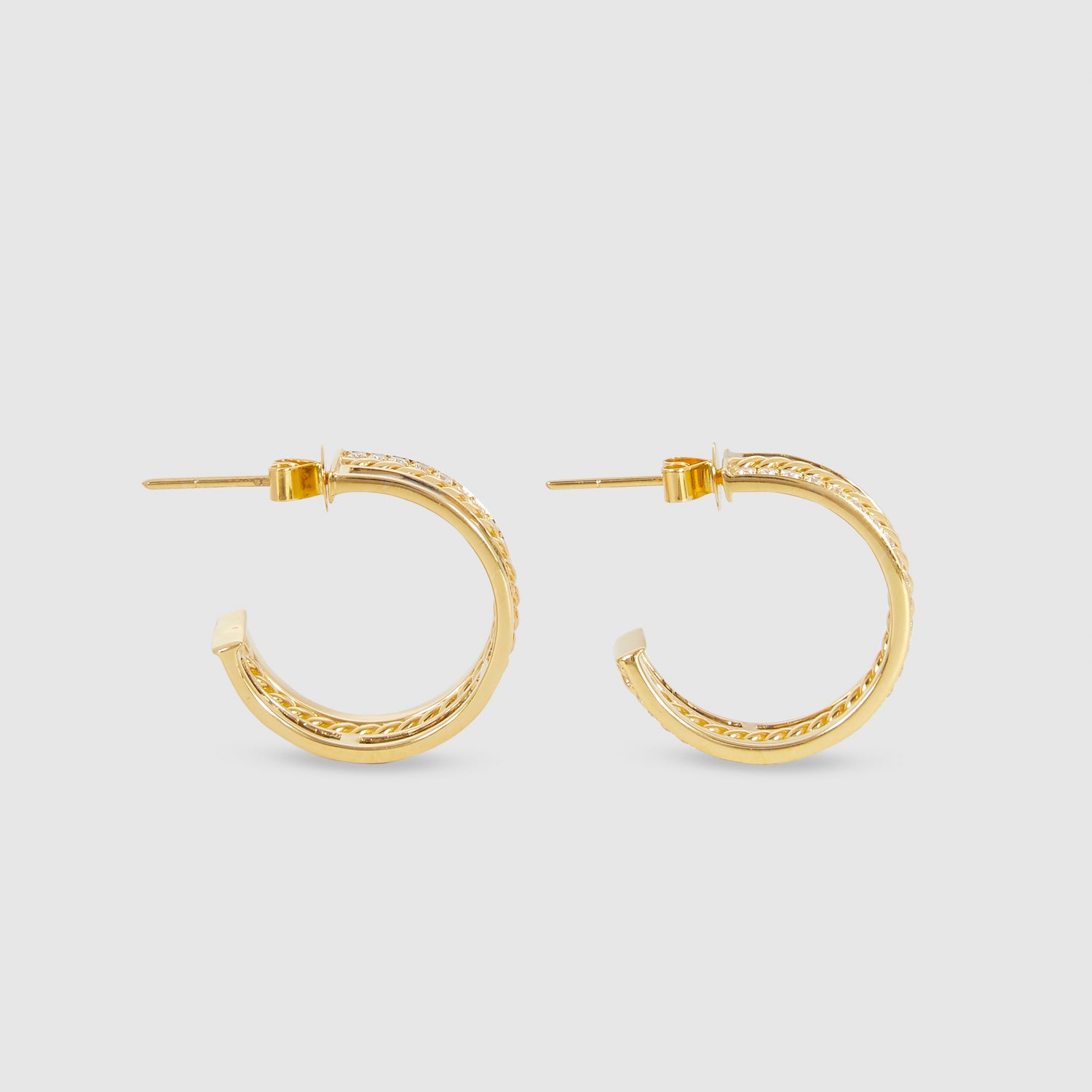 Pleated Hoops