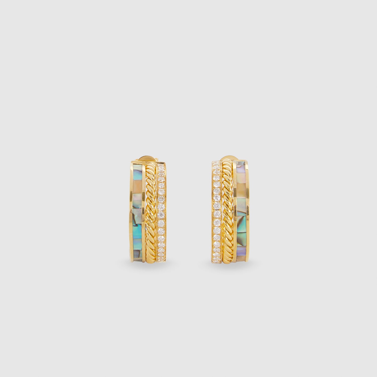 Pleated Hoops
