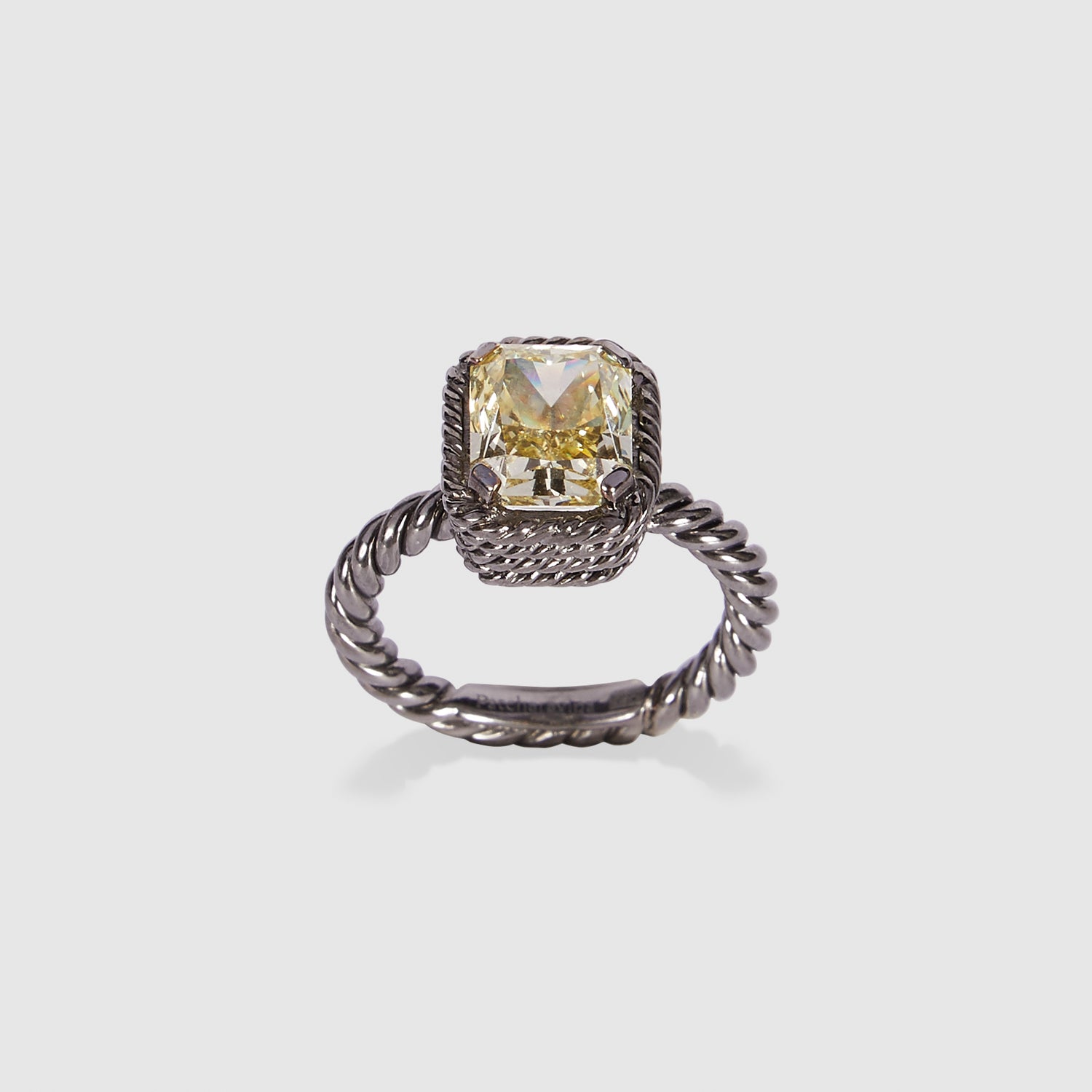 Yellow Button Ring