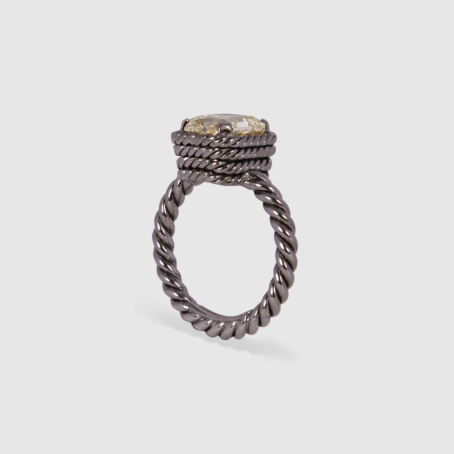 Yellow Button Ring