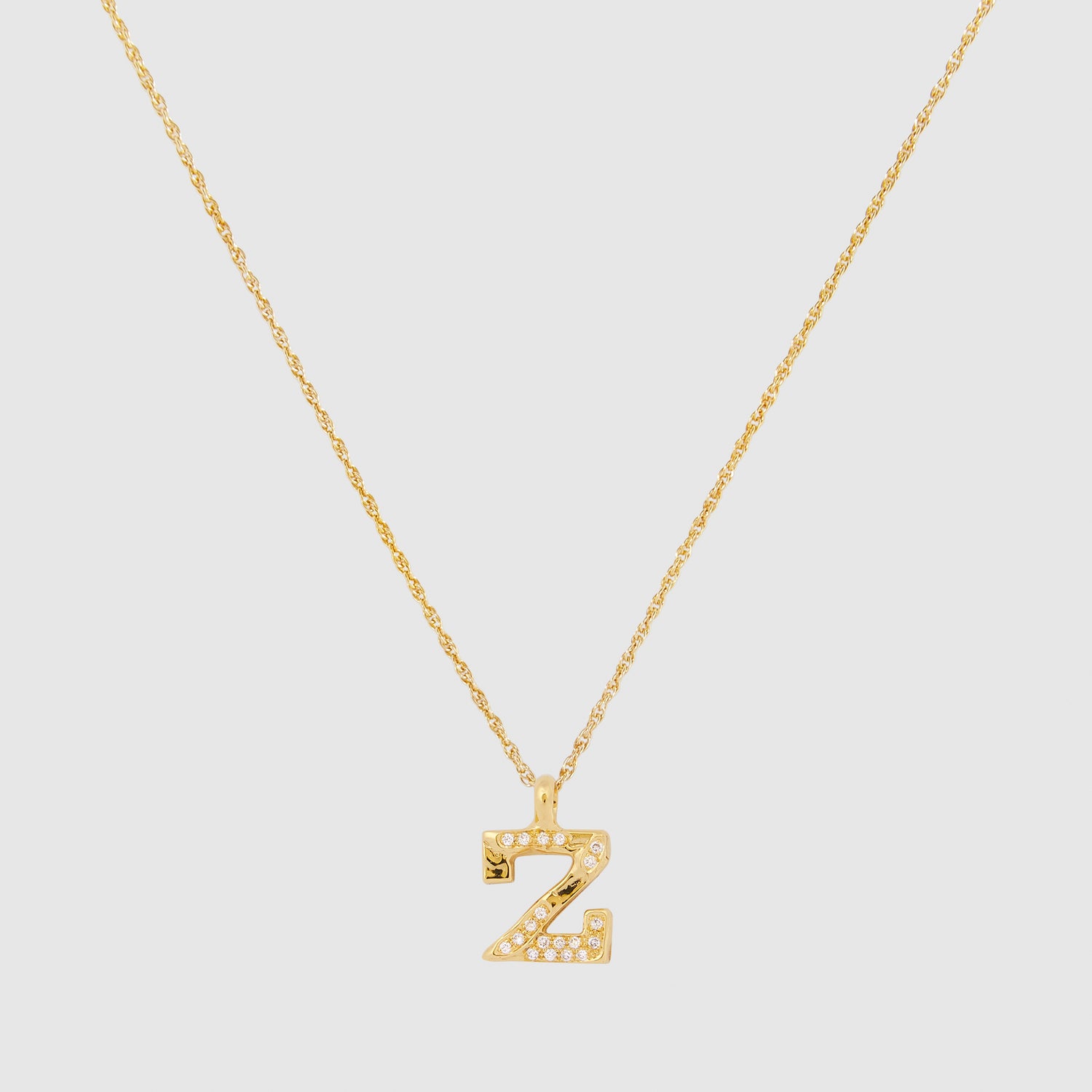 Diamond Z Necklace